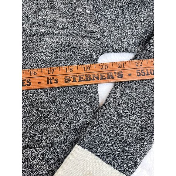 Smartwool Women's (M) Akamina V-Neck Sweater Gray Black Ivory Wool Blend - Picture 3 of 6